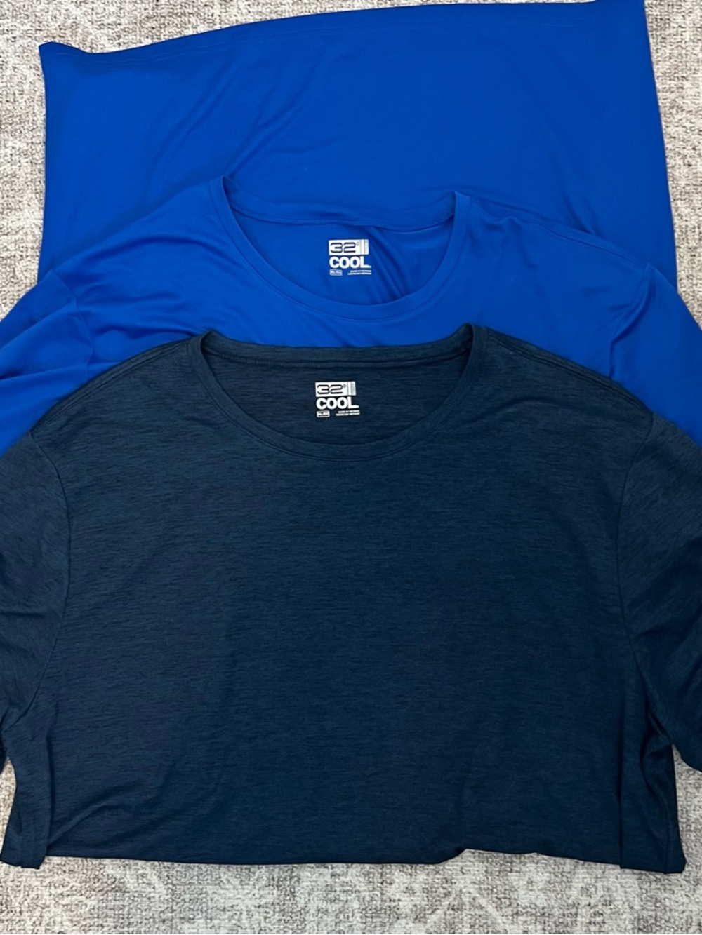 32 Degrees Men’s Short Sleeve Tee - Royal Blue & Navy
